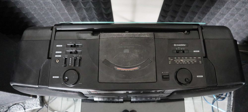 Переносной огромный бумбокс Roadstar RCR-380