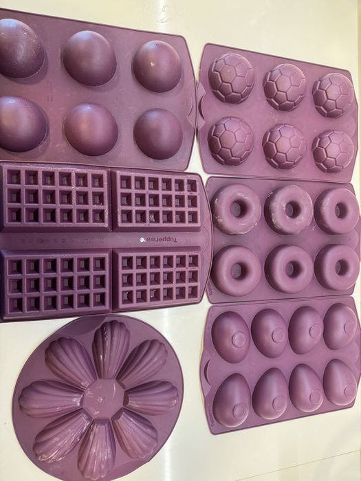 Conjunto de formas silicone Tupperware