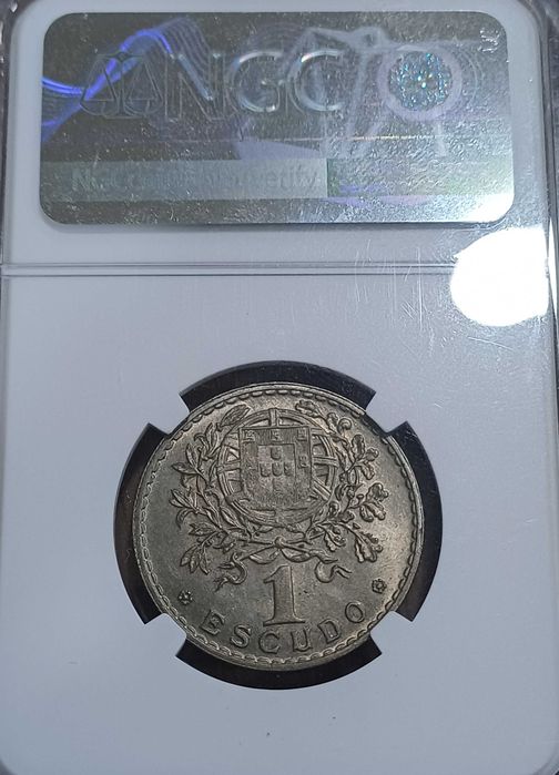 Moeda de 1$00 1944 MS64 NGC