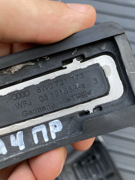 Накладка на педалі audi a4 s4 a5 s5 sline s-line b9 8w f5