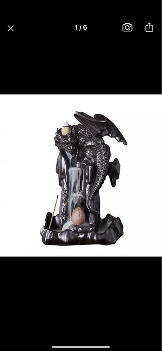 Dragão de fumo com luz
