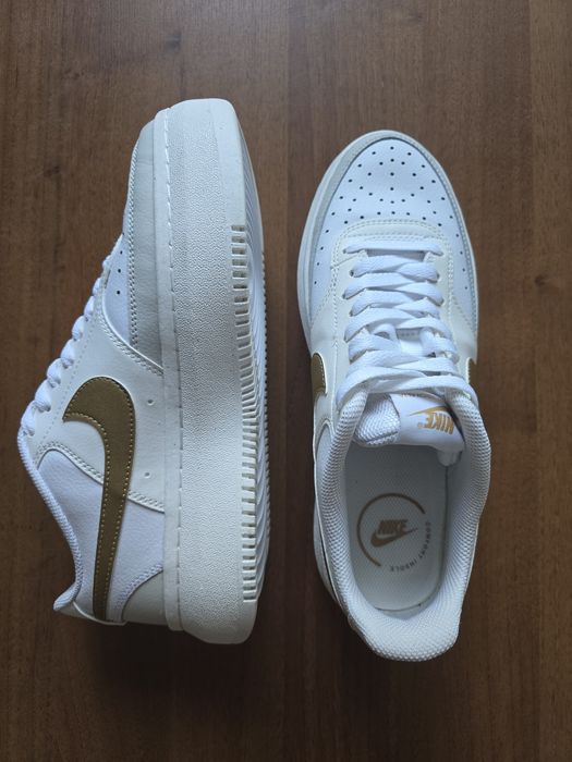 Nike court vision alta złoty branding 40,5 damskie