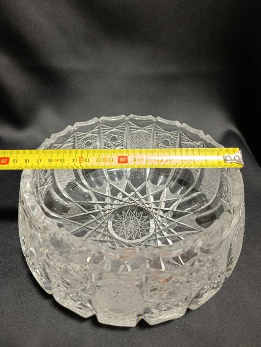 Dyza miska z przezroczystego szkła kryształowego Bleikristall 24%