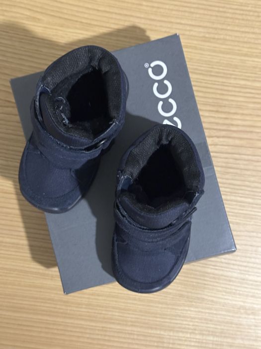 Зимові дитячі чоботи Ecco urban mini темно-сині, 21 розмір