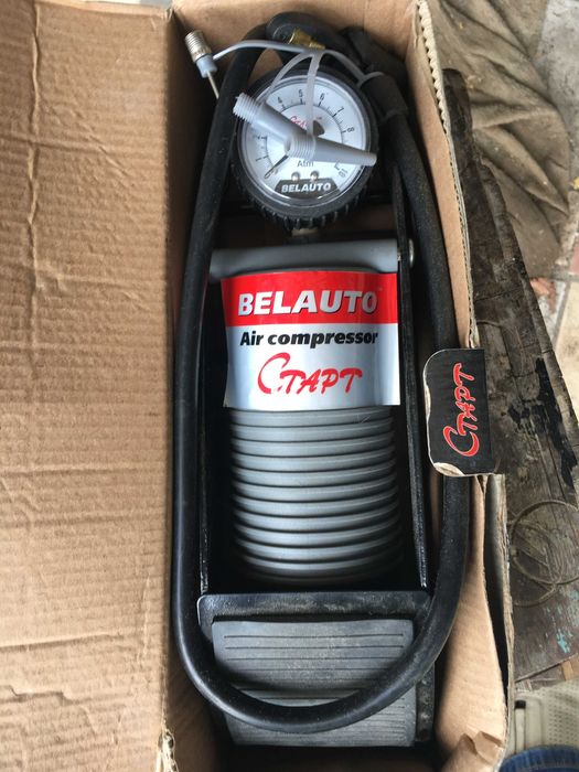 Насос ножной в упаковке