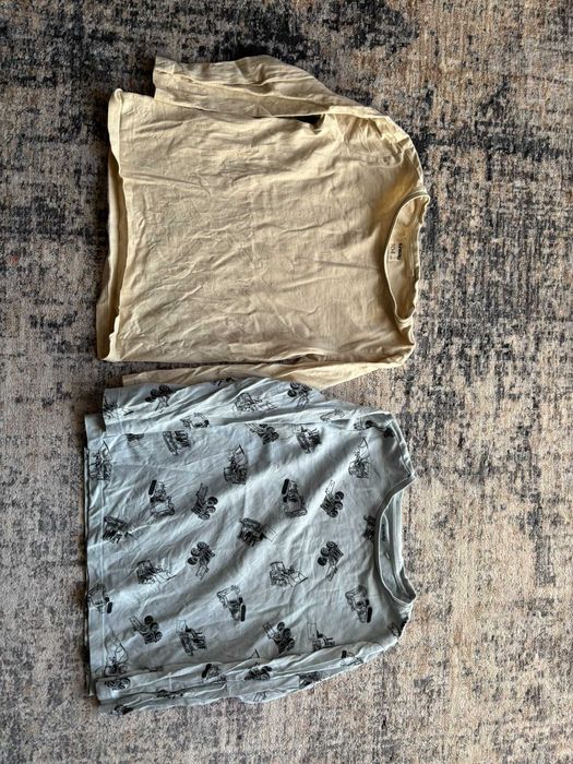 Dwa T-shirty z długim rękawem rozmiar 104cm