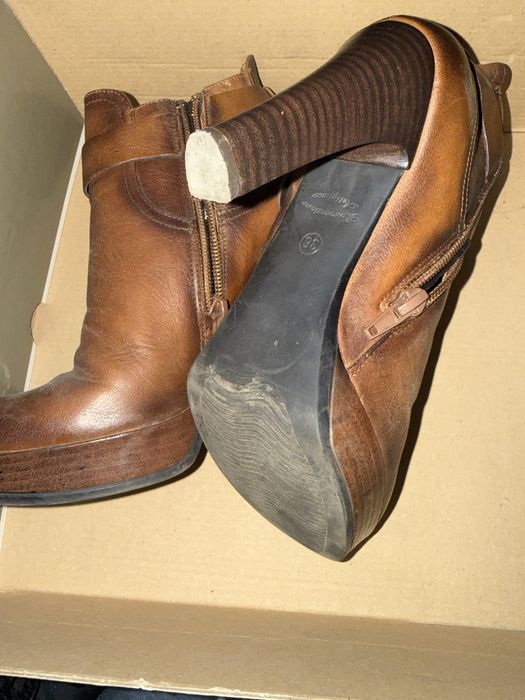 Skórzane botki Lasocki – model 1136 – rozmiar 36 – bardzo dobry stan