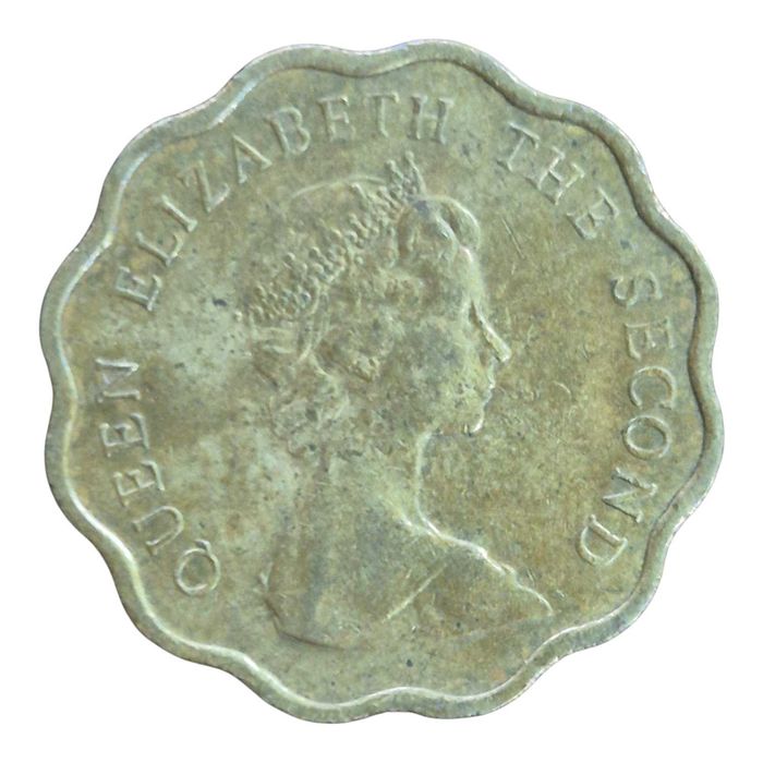 Hong-Kong. Moeda 20 cents 1982