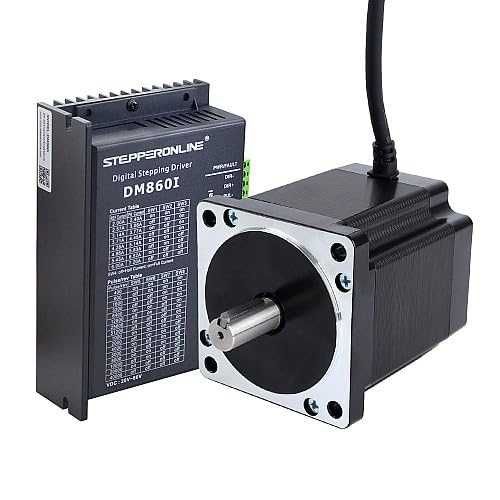 Zestaw 1-osiowy Silnik Krokowy Cnc 8 Nm + Cyfrowy Sterownik Dm860i