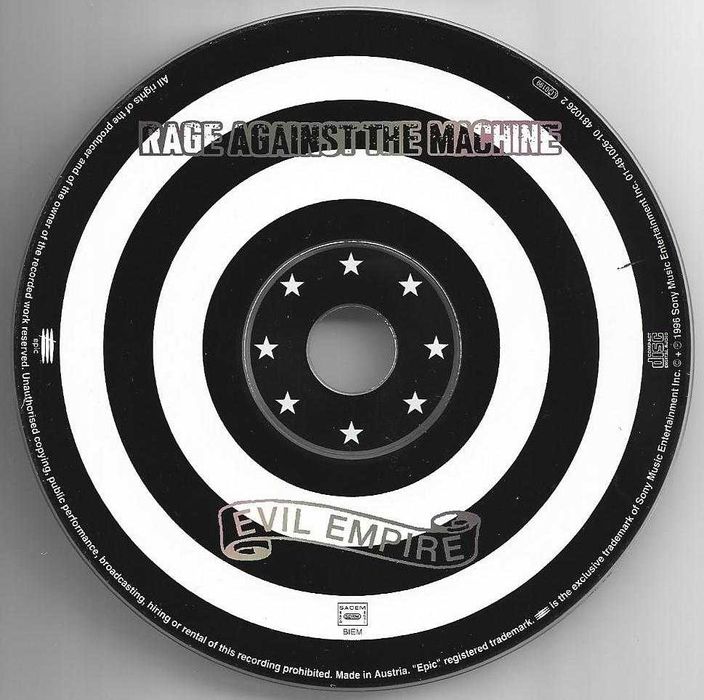 Rage Against the Machine - - - - - Evil Empire - - - - - CD