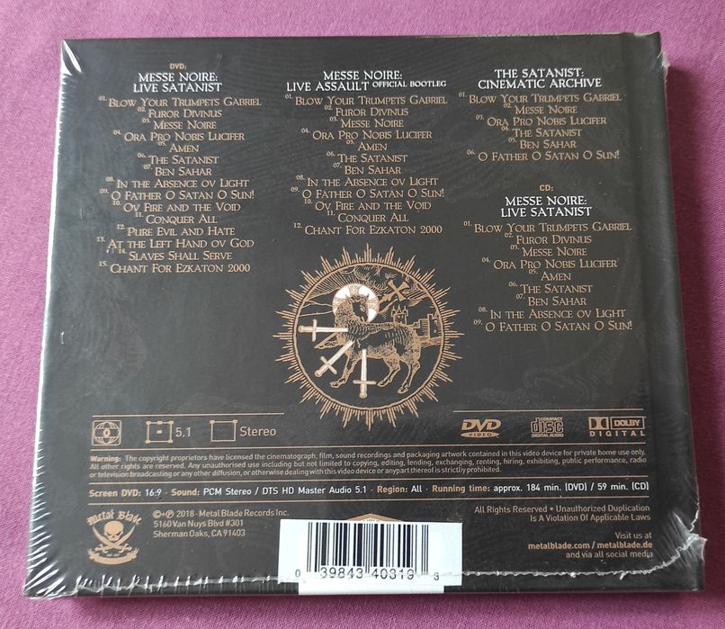 Behemoth - Messe Noire CD+Blu-ray