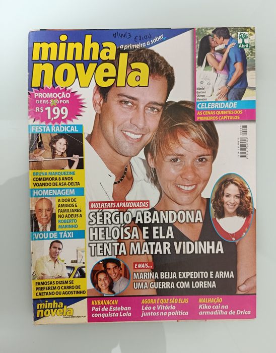 REVISTAS : Contigo, Minha Novela, Ti Ti Ti, Quem, Mais Feliz