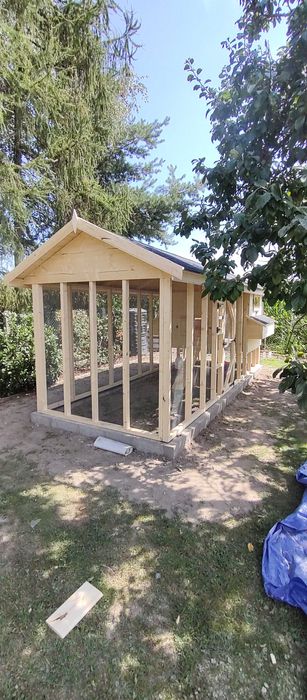 Kurnik dla kur z woliera, solidna konstrukcja!