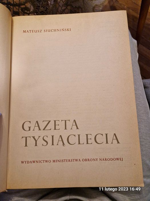 Gazeta Tysiąclecia - Mateusz Siuchniński - wydajie pierwsze
