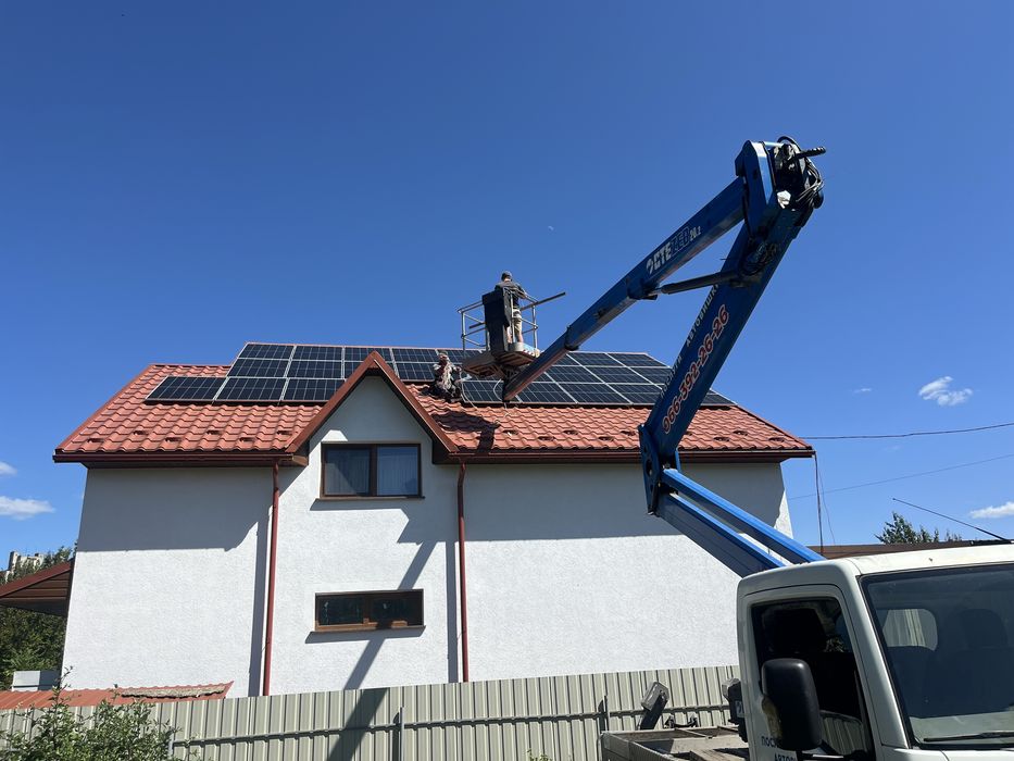 Встановлення СЕС, монтаж сонячних панелей, 3D Проектування