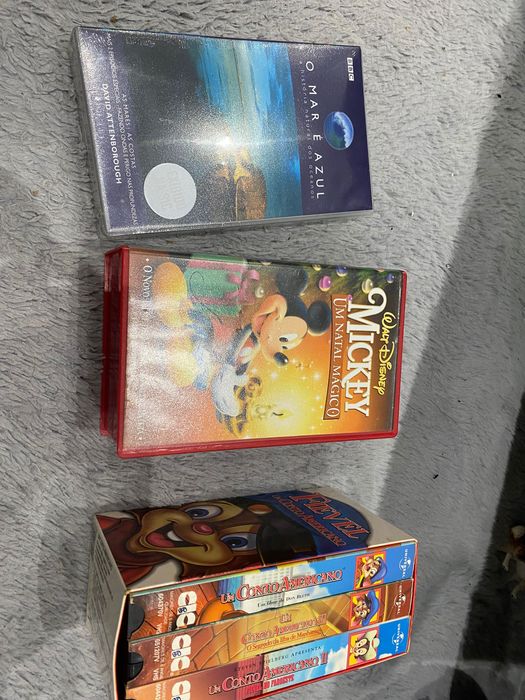 Cassetes VHS como novas