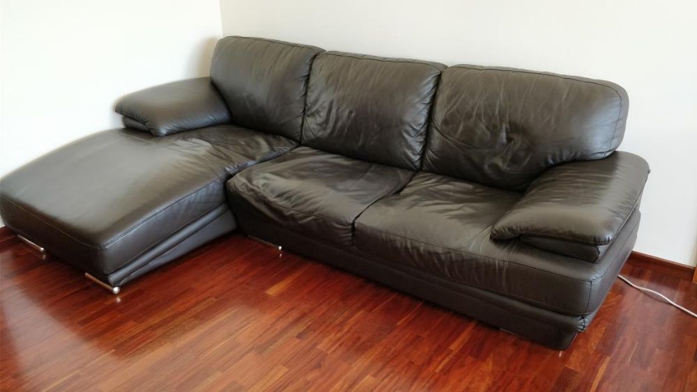 Sofá com chaise lounge Viana do Castelo • OLX Portugal