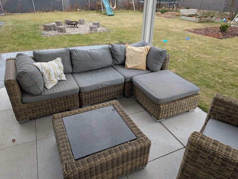 Zestaw ogrodowy Obi Stratford techno rattan