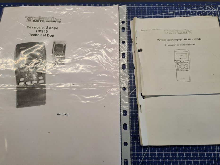 Осциллограф портативный Velleman HPS10 (батарейки или от сети) Бельгия