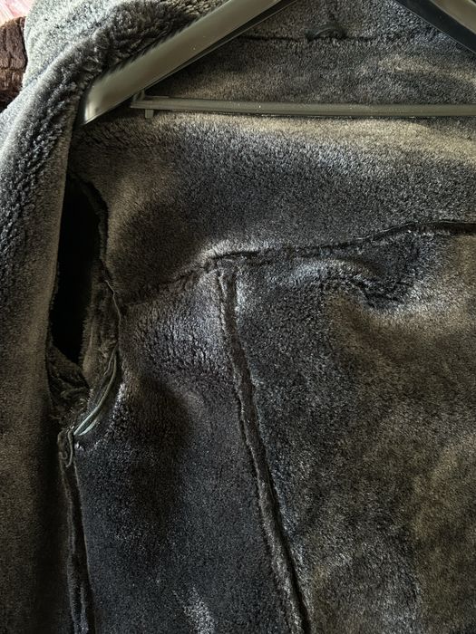 Дублянка натуральна чоловіча замша хутро ідеальний стан