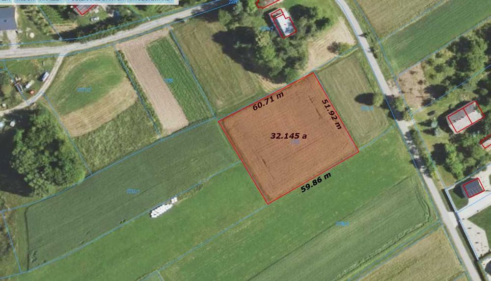 Widokowa działka Husów