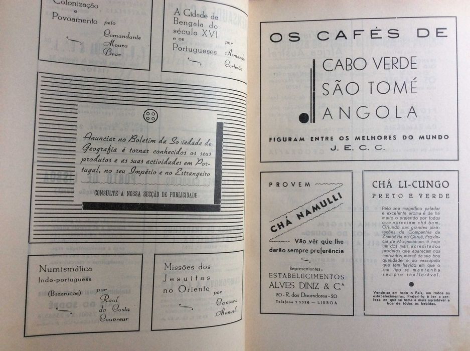 Boletim da Sociedade de Geografia de Lisboa. - 1945. Ver sumário