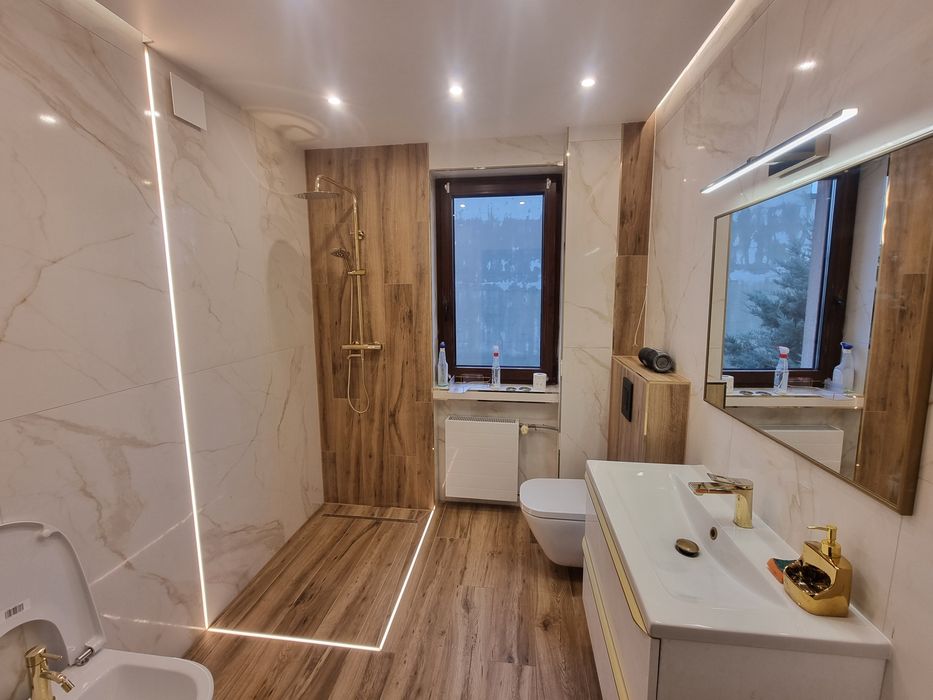 oferuje usługi remontowo wykończeniowe  mieszkań i domów