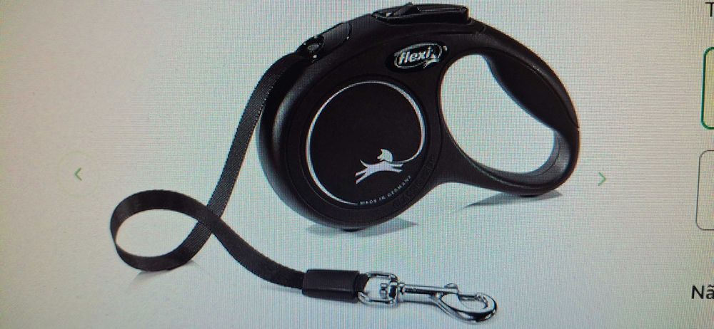 Peitoral cão Julius-K9 e Trela flexi New Classic