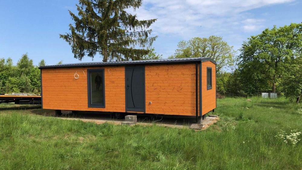 Domek mobilny. Sauny sanitaristy .