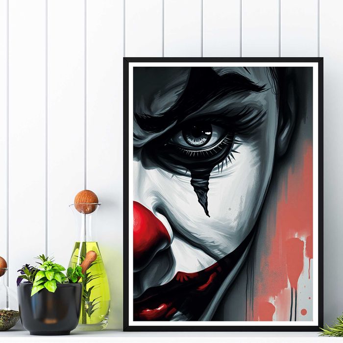 plakat do pokoju, obraz do salonu, plakat na ścianę, joker plakat