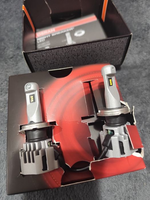 Nowa Cena Komplet ! Żarówki LED H7 Osram Night Breaker LED 6000k 12V 2