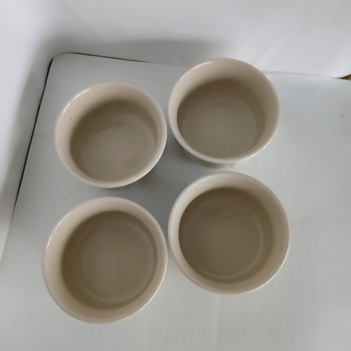 Miseczki kokilki Pruszków PRL zestaw 4 sztuki