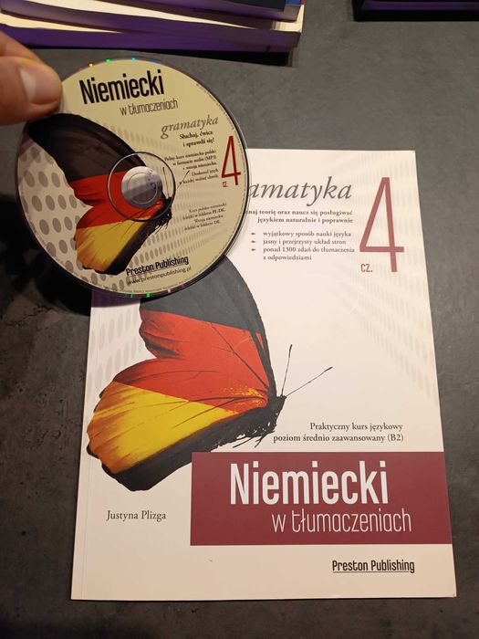 Niemiecki w tłumaczeniach gramatyka 4 B2 + kurs audio CD