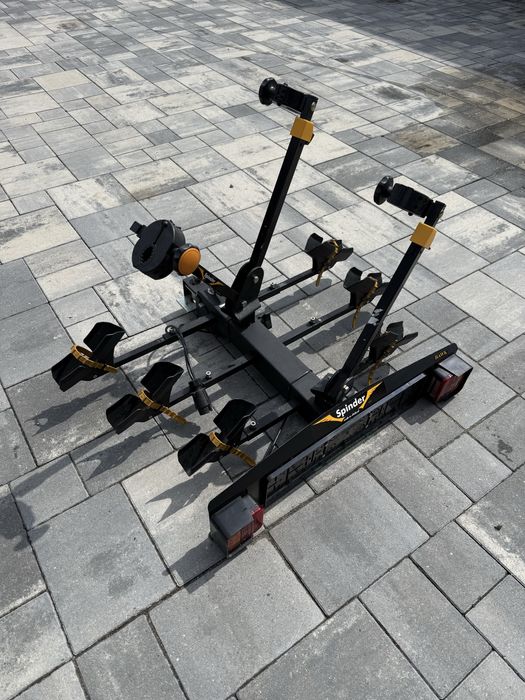 Bagaznik rowerowy odchylany na hak, Hawk Spinder, na 3 rowery