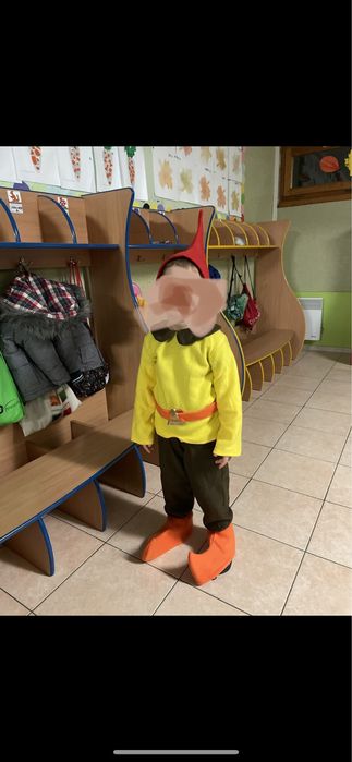 Strój, przebranie Krasnoludek Krasnal 98-104