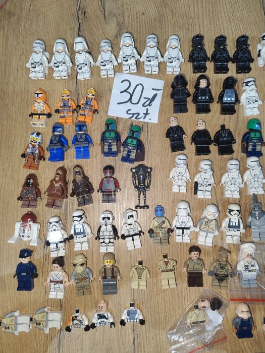Figurki części LEGO star wars