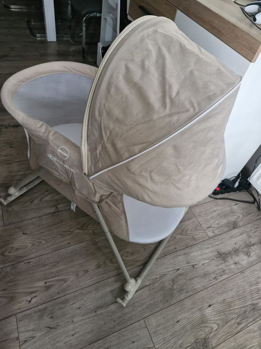 Kinderkraft leżaczek-łóżeczko beżowy
