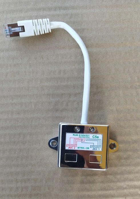 Splitter de Rede RJ45 – CAT.5E - Novo