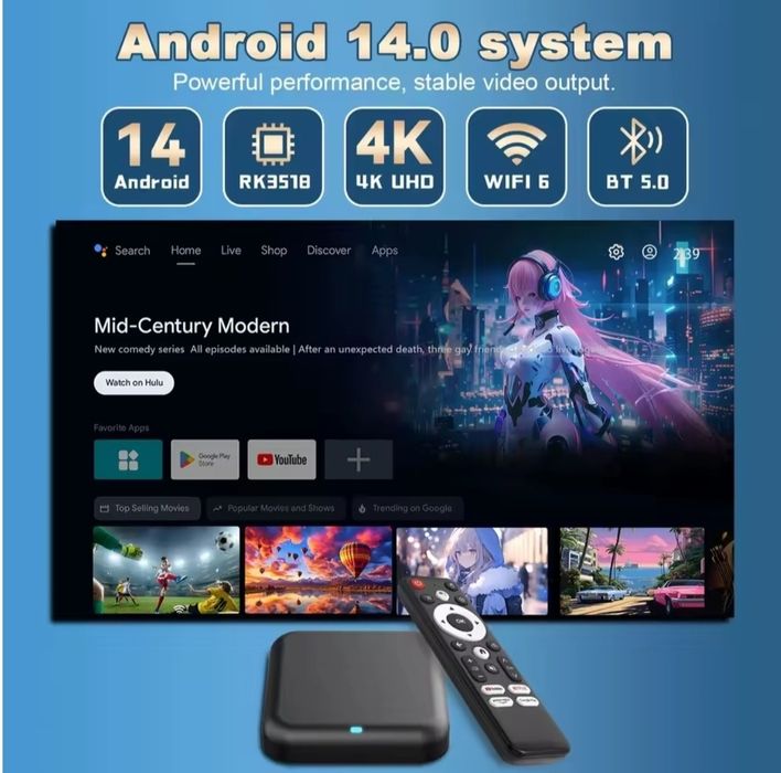 Android TV BOX 8 GB/128Gb