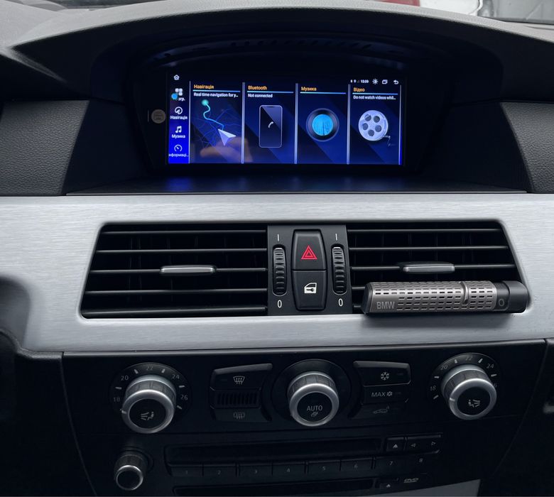 Дисплей Android 4/32GB 8/64GB CarPlay BMW E60 E61 Е63 Е64 E90 E91 Е92