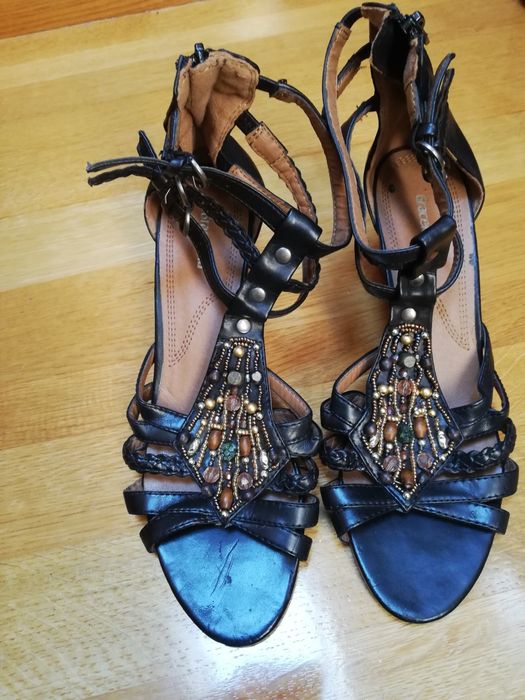 Sandałki damskie roz 39 czarne Graceland