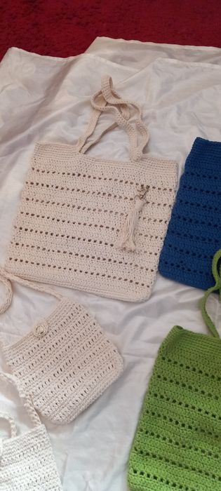 Sacos e bolsas crochê