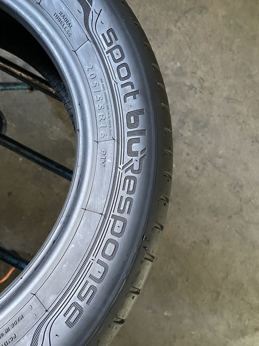 Шини 205/55/16 - 4шт Dunlop sport bluresponse