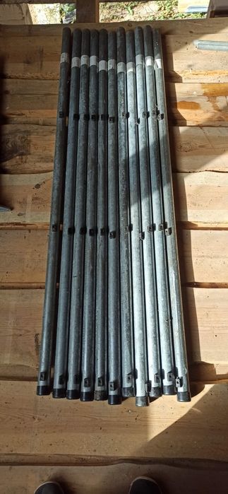 Słupek okrągły 3,8 x 150cm ocynk