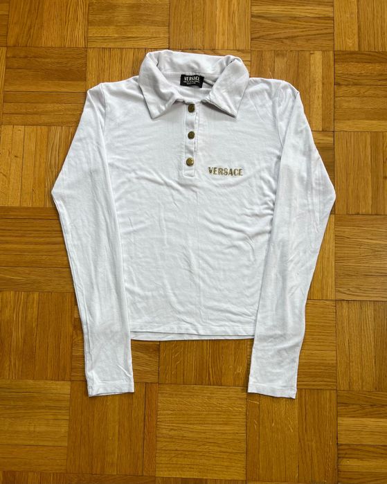 Longsleeve Versace logo medusa buttons italy Bluzka