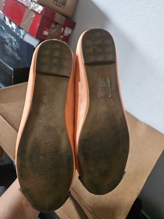 Neonowe balerinki ćwieki 39