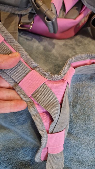 Uprząż smycz plecak MDX one pink nowy  snowboard narty