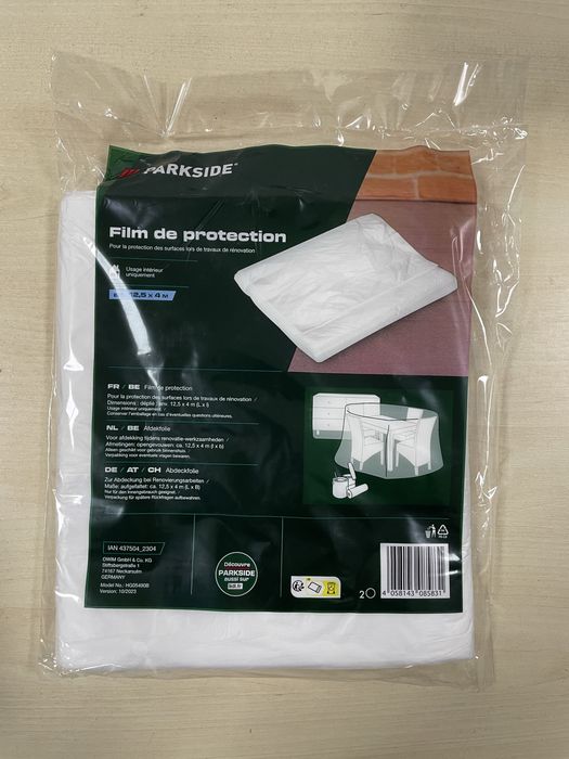 Пленка защитная для ремонтных работ 12,5х4м PARKSIDE