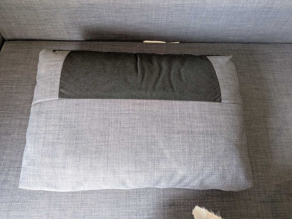 Sofá-cama de canto com arrumação Friheten Ikea cinzento escuro