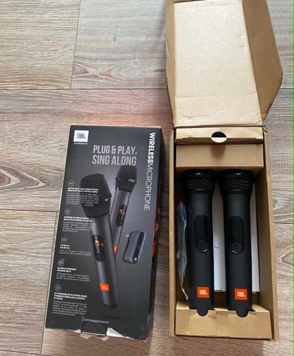 JBL Wireless Microphone 2 mikrofony bezprzewodowe z wyświetlaczem+ odbiornik